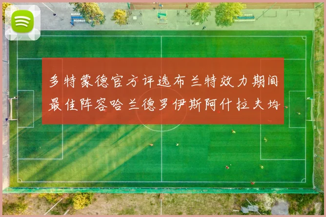 多特蒙德官方评选布兰特效力期间最佳阵容哈兰德罗伊斯阿什拉夫均入选